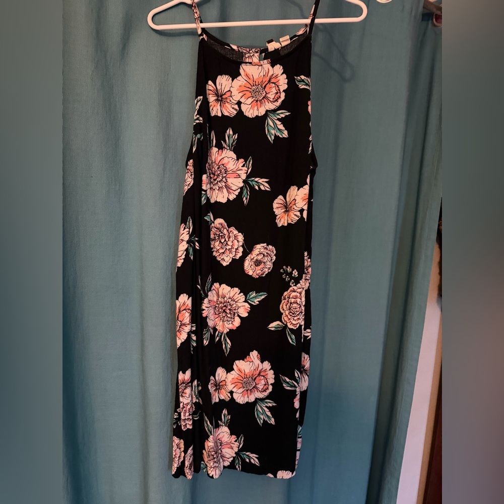 Roxy knee length halter dress